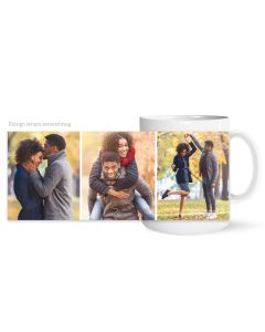 3 Photo Customized Mug