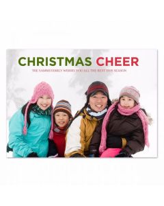 Charming Cheer Photo Christmas Card