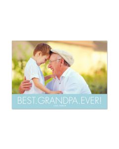 Best Grandpa Personalized Card