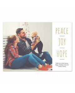 Tall Joy Customized Holiday Card
