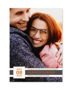 Classic Customized Save The Date Card