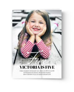 Classical Custom Birthday Card