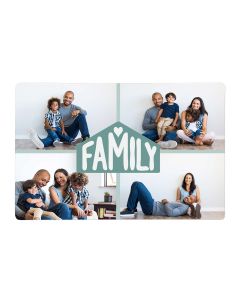Family Heart Photo Magnet