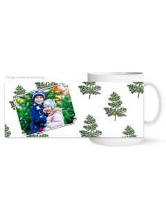 Forestry Christmas Photo Mug