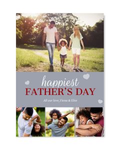 Happiest Father's Day Photo Card