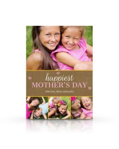 Happiest Mother's Day Personalized Card