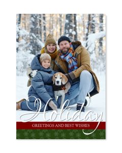 Holiday Greetings Customized Card
