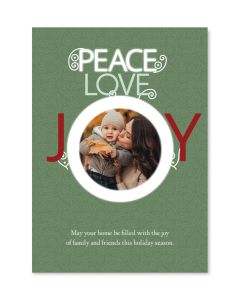 Joy! Photo Christmas Card