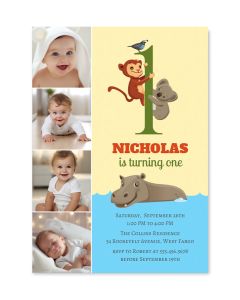 Jungle Personalized Birthday Card