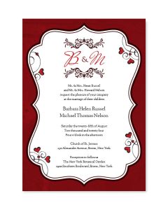 Romantic Custom Invitation Card