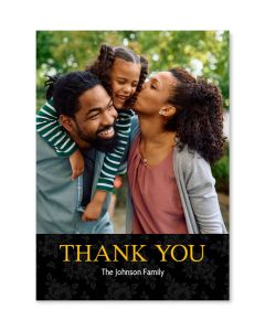 Sentiments Personalized Thank You Card