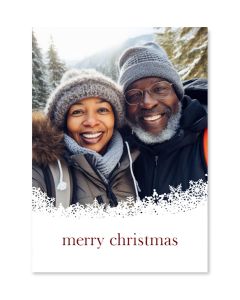 Snowtime Photo Christmas Card