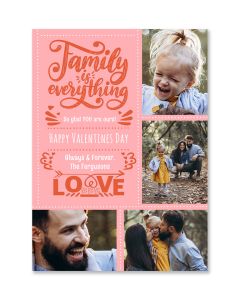 Family Valentine's Day Card