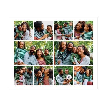 10 Photo Collage Print