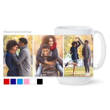 3 Photo Customized Mug