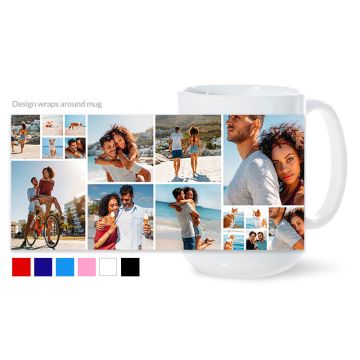 Collage Mosaic Photo Mug