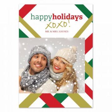 Xo Holidays Custom Card