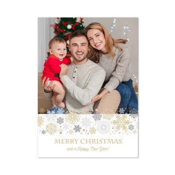 Snowflakes Christmas Card
