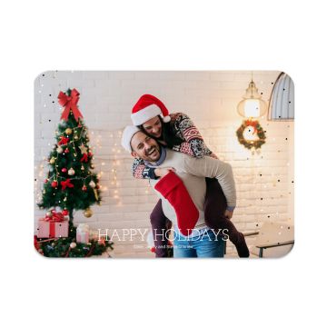 Colorful Stars Personalized Holiday Card