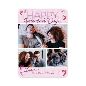 Hearts Custom Valentine's Day Card