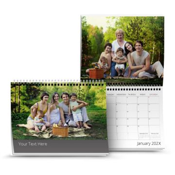 Classic Taupe Personalized Calendar