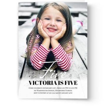 Classical Custom Birthday Card