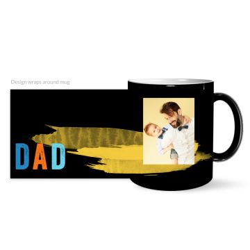 Paint Stroke Dad Personalized Mug