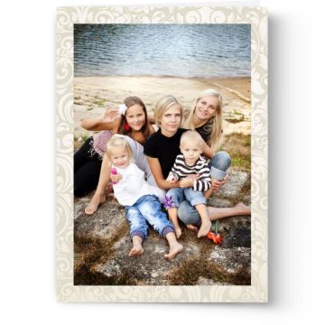 Classic Damask Customized Card