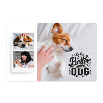 Life Is Better With a Dog Photo Magnet