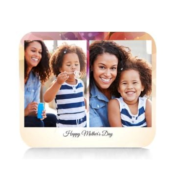 Floral Burst Personalized Mouse Pad