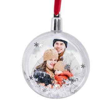 Personalized Snow Globe Ornament