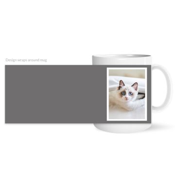 Grey Custom Mug