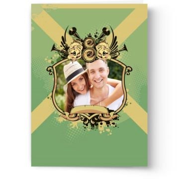 Grunge Personalized Card