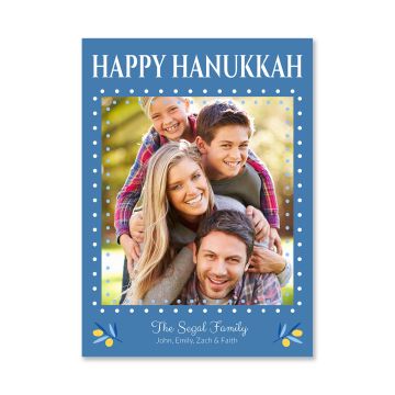 Dots Happy Hanukkah Card