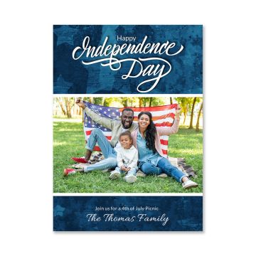 Stars 4th of July Invitation Card
