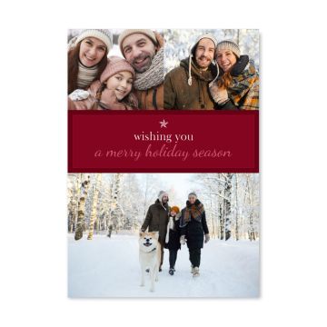Merry Holiday Season Customized Card