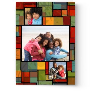 Modern Art Personalized Card