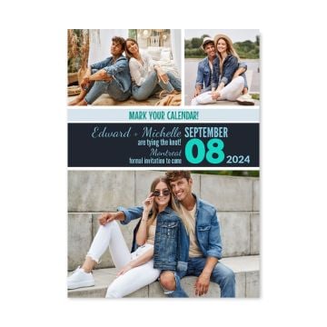 Movie Poster Customized Save The Date Card