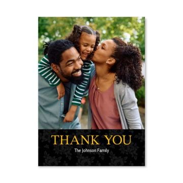 Sentiments Personalized Thank You Card