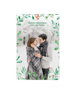 Christmas Greenery Photo Magnet